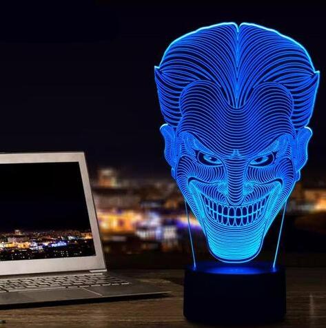 3D Joker Lamp