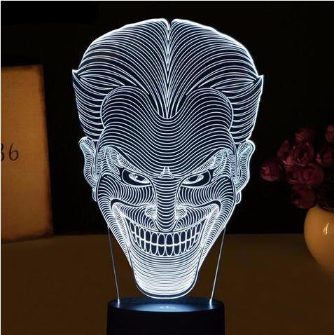3D Joker Lamp