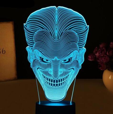 3D Joker Lamp