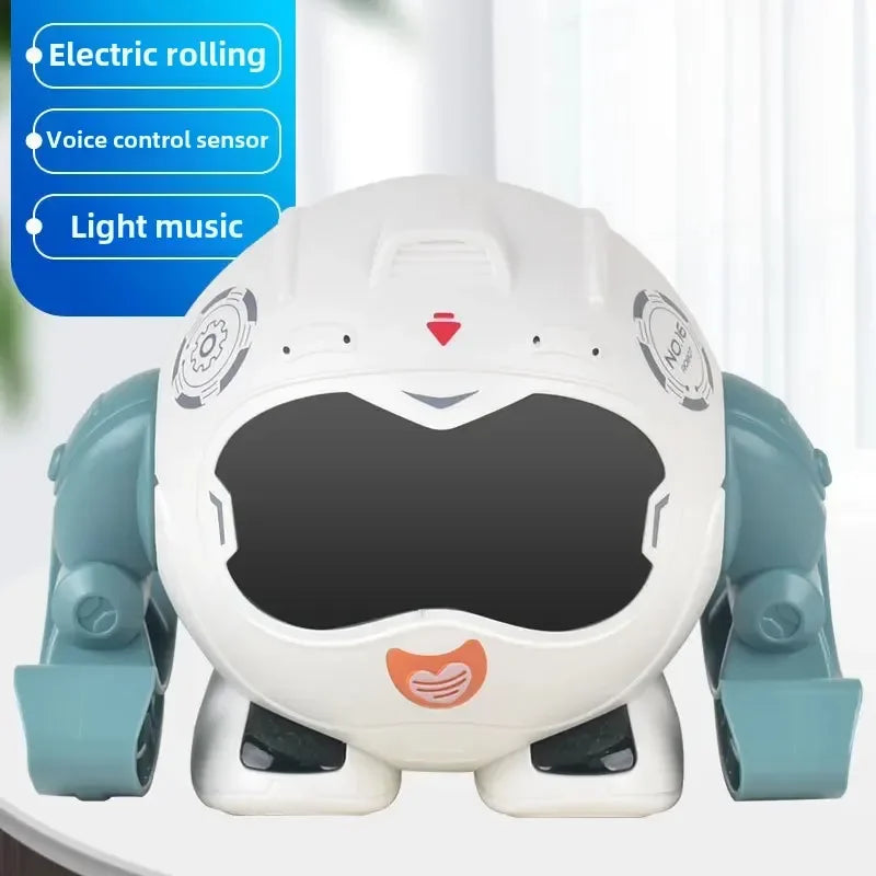 Dancing Robot Music Flaunting Swinging Electric Luminous Toys for Boys and Girls Little Live Pets Dog Robot Gift