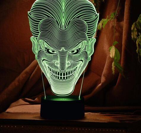 3D Joker Lamp