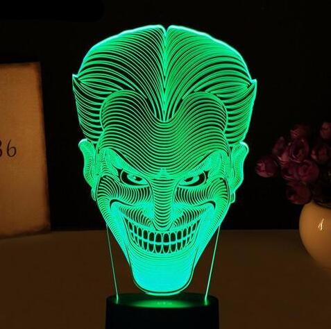3D Joker Lamp