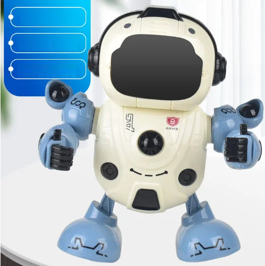 Dancing Robot Music Flaunting Swinging Electric Luminous Toys for Boys and Girls Little Live Pets Dog Robot Gift