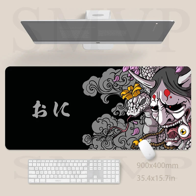 Design Locking Edge Mouse Mat Large Natural Rubber Mouse Pad Waterproof Desk Mat Gamer Mousepad Desk Pad Gaming Keyboard Mat