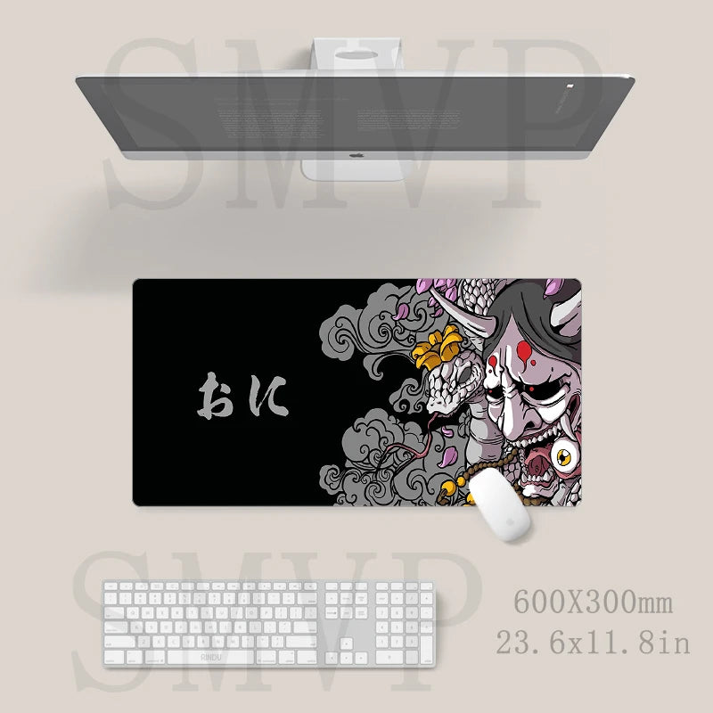 Design Locking Edge Mouse Mat Large Natural Rubber Mouse Pad Waterproof Desk Mat Gamer Mousepad Desk Pad Gaming Keyboard Mat